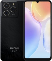 Telefon Mobil Ulefone Note 20 Pro, Negru Satin, 4G, 6.75 HD+, Android 14, 8GB RAM (4GB + 4GB extensibili), 128GB ROM, Camera 50MP spate + 8MP fata, 60