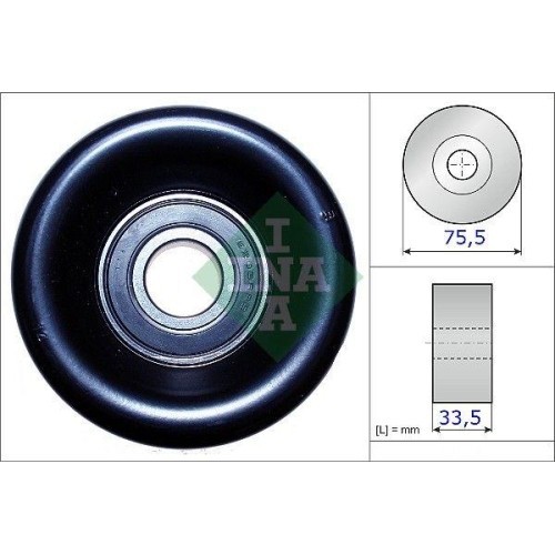 Rola intinzator curea Acura Tsx (Cl) 10.03-12.08; Honda Accord 7 (Cl Cn) 01.03-09.12, Accord 7 Tourer (Estate) (Cm Cn) 04.03-05.08, Civic 7 Hatchback