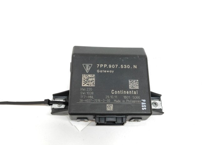 Unitate de control Gateway PORSCHE CAYENNE 92A 2012 OEM: 7PP907530N,7PP.907.530.N 22871319