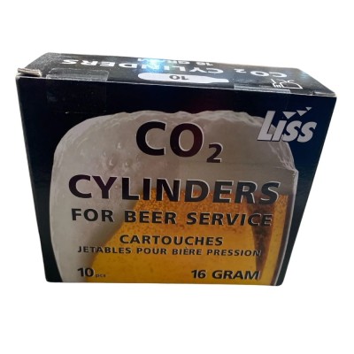 CO2 Kapseln, Kohlens&amp;auml;urekapseln CO2, 16g, 10er Pack foto