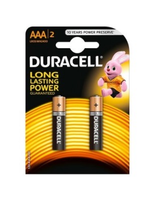 Baterii Duracell Basic R3, AAA alcaline 2buc foto