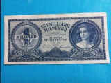 Ungaria 1 Milliard Milpengo 03.06.1946. (Bancnota fara serie - 1 000 000 000 000 000 pengo)