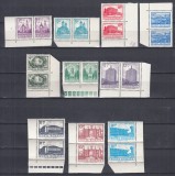 ROMANIA 1972 LP 817 UZUALE ( II) MONUMENTE PERECHE SERII MNH