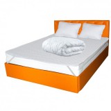 Set Saltea ortopedica Ulise Standard Spring Comfort 140x200x30cm, cu plasa de arcuri Bonell, husa hipoalergenica, fermitate tare, Saltsib plus Pachet