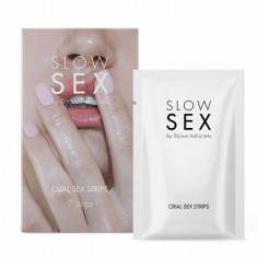 Tampoane pentru sex oral - Bijoux Indiscrets Slow Sex Sex Oral Sex Strips 7 buc