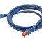 Cablu Patch Cord S/FTP Cat6 Albastru 2m LSZH 27AWG