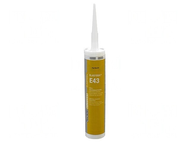 Gumă siliconică transparentă 310ml ELASTOSIL E43