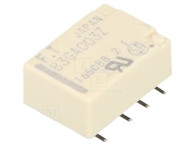 Releu Electromagnetic DPDT 3VDC 2A SMT foto