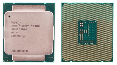 Procesor PC Cpu Intel Core i7-5820K 3,3Ghz 3.6 GHz 6 Core 12 Threads 15 MB Haswell-E LGA 2011 Ddr4 foto