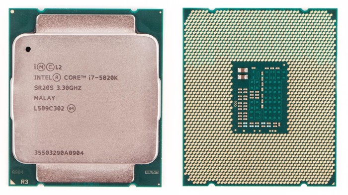 Procesor PC Cpu Intel Core i7-5820K 3,3Ghz 3.6 GHz 6 Core 12 Threads 15 MB Haswell-E LGA 2011 Ddr4