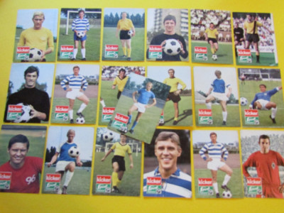 Lot 19 foto-cartonase (vechi) - jucatori fotbal (Germania-RFG-Bundesliga) foto
