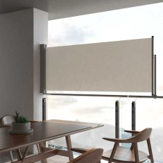 vidaXL Copertină laterală retractabilă de terasă, crem, 100 x 300 cm 45185