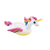 Unicorn gonflabil cu manere rezistente, 201 x 140 x 97 cm, Intex