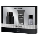 Montblanc Explorer - Set Cadou (Apa de Parfum 100 ml + Apa de Parfum 15 ml + Gel de Dus 100 ml), Barbati