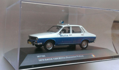 Macheta Dacia 1300 Militia 1970 - IST 1/43 (Politia) foto