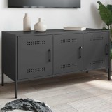 vidaXL Dulap TV, negru, 100,5x39x50,5 cm, oțel 842946