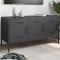 vidaXL Dulap TV, negru, 100,5x39x50,5 cm, oțel 842946