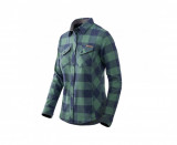 CAMASA DAMA MODEL MARIGOLD - MOSS GREEN CHECKERED, HELIKON