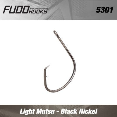 Carlige Fudo Light Circle Mutsu BN black nickel nr.4/0 4buc/plic foto