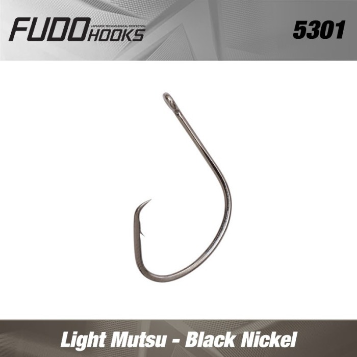 Carlige Fudo Light Circle Mutsu BN black nickel nr.4/0 4buc/plic