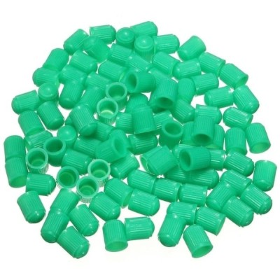 Set 100 capace din plastic universale pentru valva - Verde foto