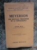 MEYERSON - UNE NOUVELLE PHILOSOPHIE DE LA CONNAISSANCE- ANDRE METZ