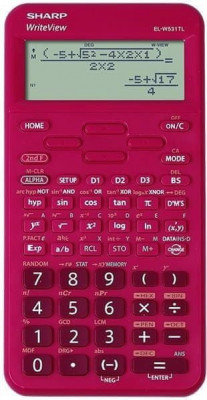 Calculator Stiintific, 16 Digits, 420 Functii, 157x78x15 Mm, Sharp El-w531tlbrd - Rosu foto