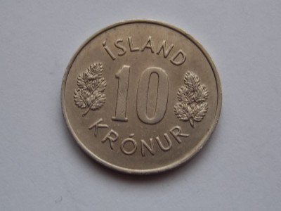 10 KRONUR 1971 ISLANDA foto