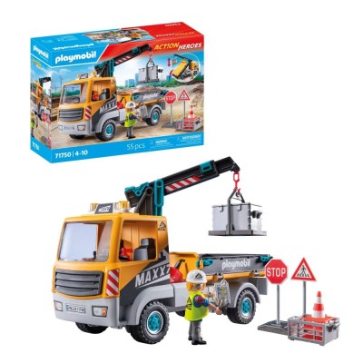 Playmobil - Camion de constructii cu macara Playmobil foto