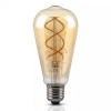 BEC LED ST64 E27 5W CU FILAMENT 2200K ALB CALD MODEL VINTAGE, V-TAC