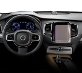 Folie Protectie Navigatie Volvo XC90 2019-2024, Duragon, protectie Display Navigatie, silicon Transparent, Anti-zgarieturi, kit instalare