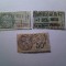 3 Timbre Fiscale Franta cu stampila 1927 1928 (1 timbru cu pliu)