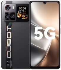 Telefon mobil Cubot X100, Negru, 5G, 6.88 HD+ 120Hz, 16GB RAM (8GB + 8GB extensibili), 256GB ROM, Android 15, Dimensity 7025, 64MP, 1.72 Ecran spate,