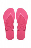 Havaianas slapi SLIM femei, culoarea roz, cu toc plat, 4000030.1766