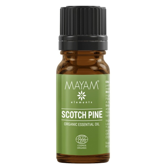 Ulei esential de Pin silvestru Bio, Ecocert / Cosmos, 10 ml, MAYAM