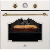 Cuptor incorporabil Electrolux EOA5220FOV, Electric, 72 l, Autocuratare catalitica, Timer, Grill, Clasa A, Crem/Auriu