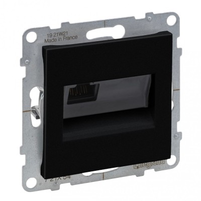 Priza RJ45 STP CAT6A Legrand Suno negru 721454 foto