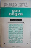 Geo Bogza - Biblioteca Critica - Studii Literare