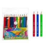 Set 12 Creioane Colorate Mini 9cm Multicolor pentru Artisti CMCLASS Oem