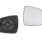 Geam oglinda exterioara cu suport fixare Dacia Sandero, 10.2012-, Logan, 10.2012-, Dreapta, geam convex; cromat, View Max