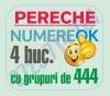 4 Numere PERECHE cu 444 aur gold usoare cartele numar frumos vip cartela platina