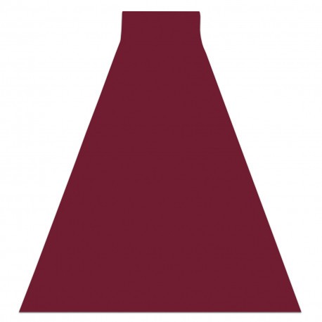Traversa anti-alunecare RUMBA 1375 o singură culoare cireș, 200 cm