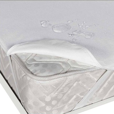 Protectie pat din frotir bumbac 100% impermeabila pentru saltea - 60X120 foto