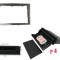 Kit rama radio cu incarcator fara fir Opel 2004- argintiu