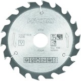 HiKOKI 752416 - Panza fierastrau circular lemn 165x30/20x2.6 mm 18 dinti