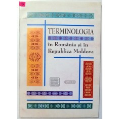 TERMINOLOGIA IN ROMANIA SI IN REPUBLICA MOLDOVA , 2000