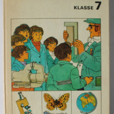 WIR SPRECHEN , KLASSE 7 ( NOI VORBIM , CLASA A 7 - A ), CARTE DE EXERCITII DE VORBIRE , 1980 . TEXT IN LIMBA GERMANA