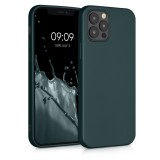 Husa pentru iPhone 12 / iPhone 12 Pro, Silicon, Verde, 56114.14, Carcasa, Kwmobile