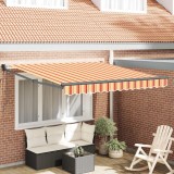 vidaXL Cortina Retractabilă Galben și portocalie 300 x 250 cm 3329972