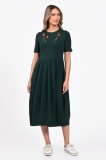 Rochie Dama, Eranthe, Baloon, tip Lalea, cu Pictura Realizata Manual V392 - L